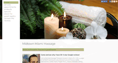 Desktop Screenshot of midtownmiamimassage.com